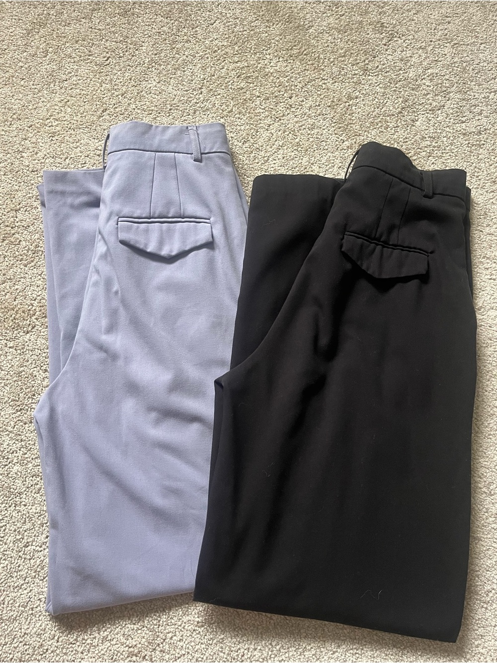 Dynamite Women’s Dress Pants in Black and Light Lavender